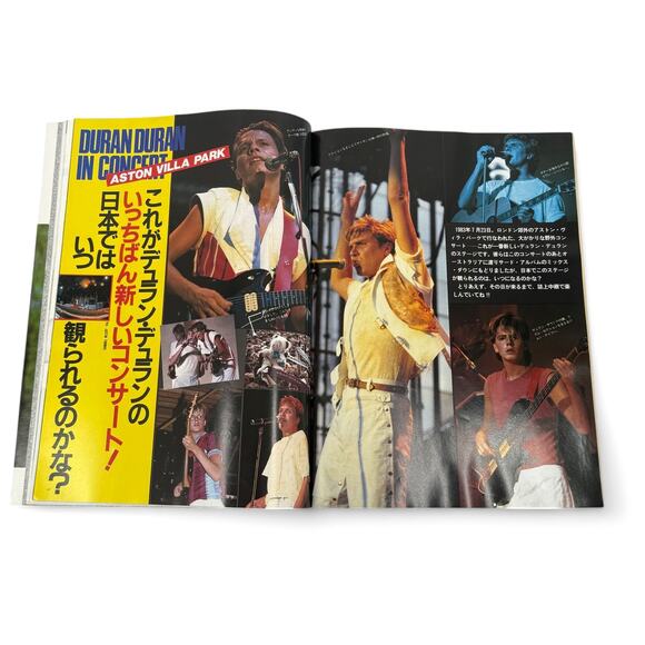 Duran Duran Photo Story Japan Souvenir Magazine Music Life Book D2 1983 - Picture 7 of 9